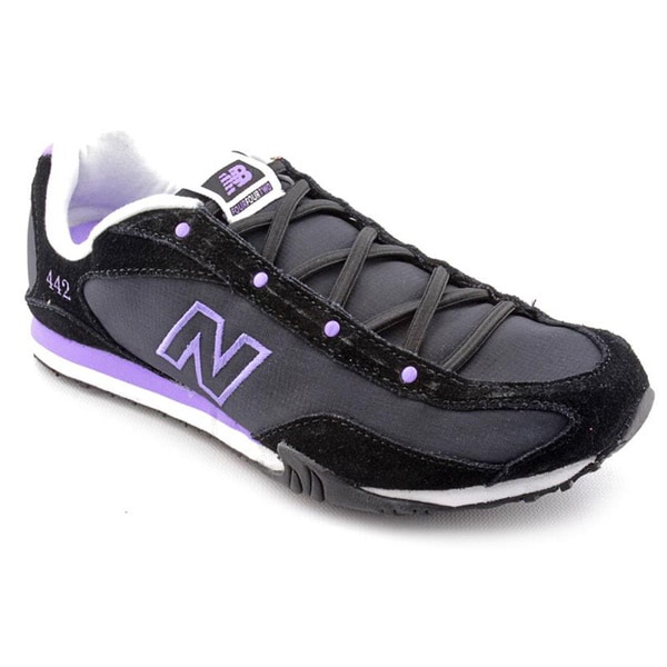 New Balance Women's 'WLS442' Black Regular Suede Athletic Shoe New Balance Athletic