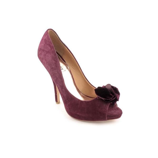 Badgley Mischka Women's 'Maribelle' Regular Suede Dress Shoes (Size 10 ) Badgley Mischka Heels