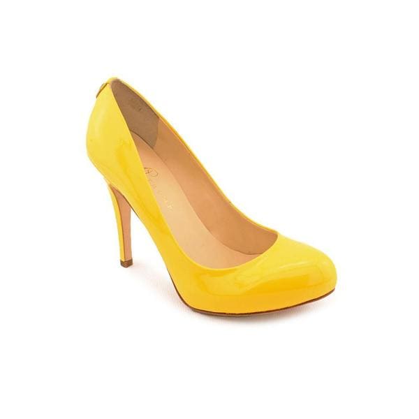 Shop Ivanka Trump Women's 'Pinkish' Patent Leather Dress Shoes - Yellow ...