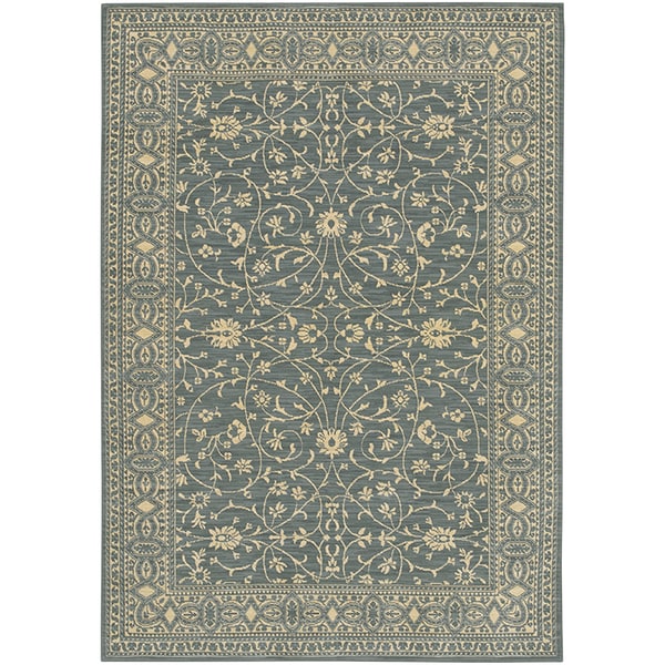 Karastan English Manor Somerset Lane Blue Rug (8' x 10'5) Karastan 7x9   10x14 Rugs