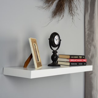 Porch & Den Hi-Line 36-inch White Floating Shelf