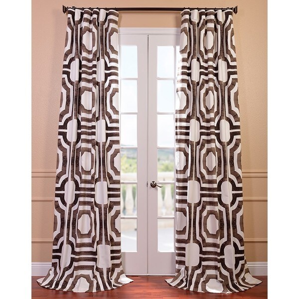 Mecca Printed Cotton Curtain Panel   Shopping   Great Deals