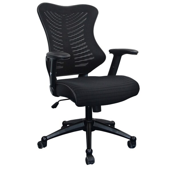 Shop Lumbar Support Mid-Back Deluxe Mesh Office Chair - Free Shipping