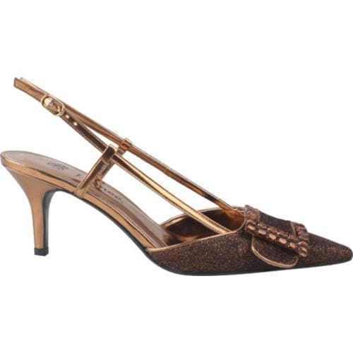 Women's J. Renee Electra Bronze Metallic Fabric J. Renee Heels