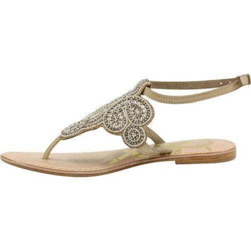 Women's J. Renee Glint Natural/Gold Nappa/Beaded J. Renee Sandals