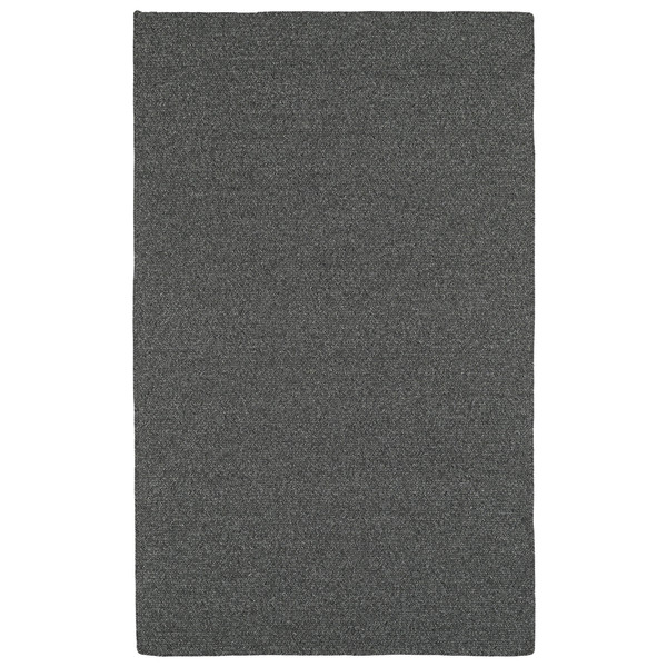 Malibu Indoor/Outdoor Woven Charcoal Rug (8'0 x 11'0)
