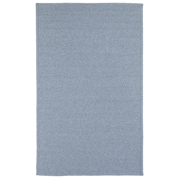 Malibu Indoor/ outdoor Woven Light Blue Rug (5x 8)  