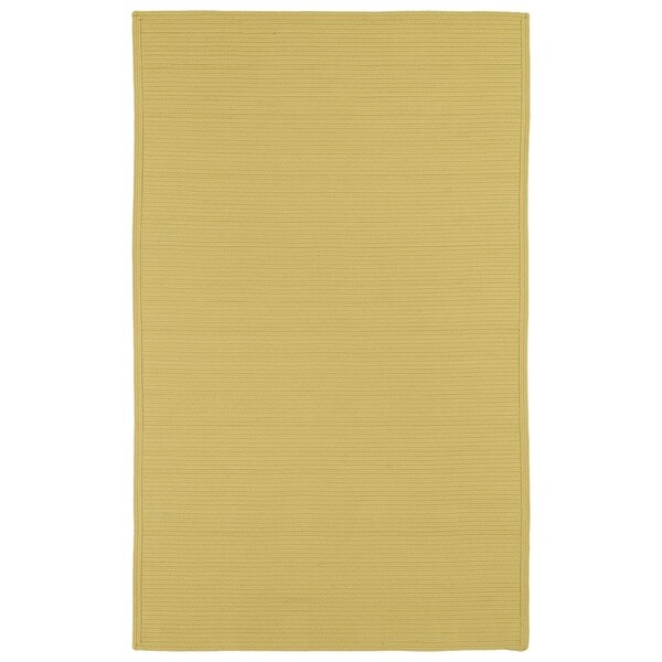 Malibu Indoor/ outdoor Woven Yellow Rug - 8' x 11'
