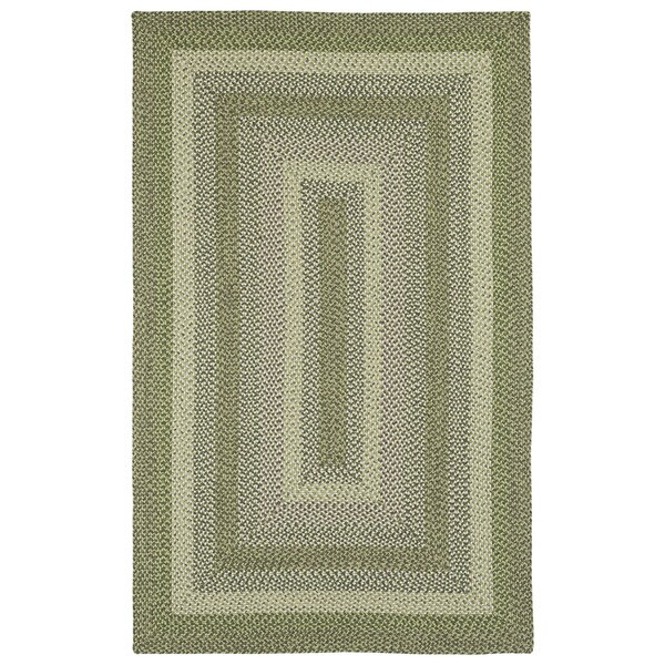 Malibu Indoor/ outdoor Woven Celery Rug - 2' x 3'