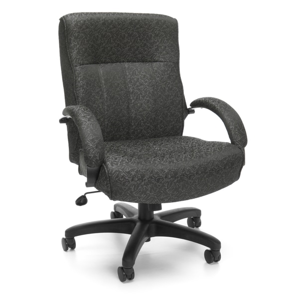 OFM Big & Tall Black/ Grey Executive Chair