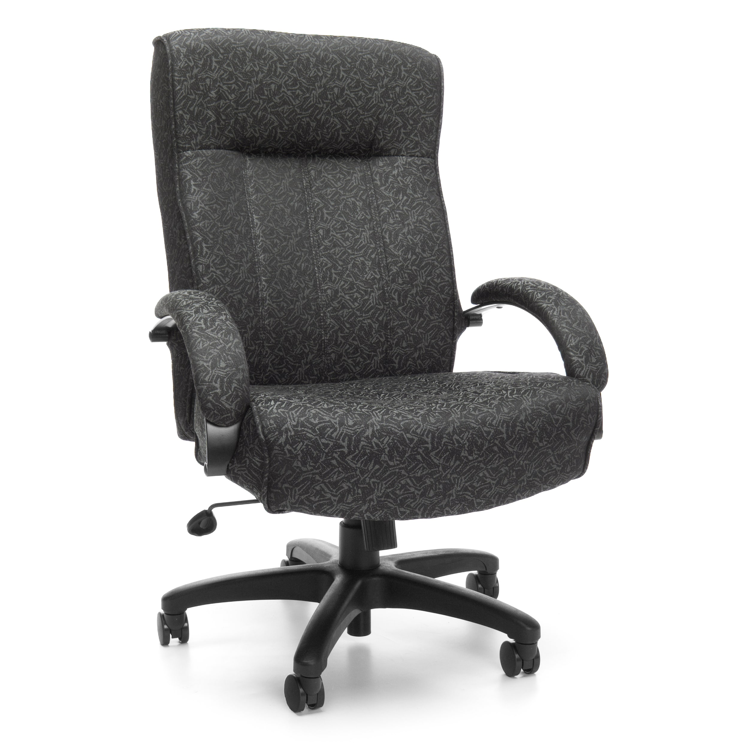 Big   Tall Black/ Grey Executive Chair