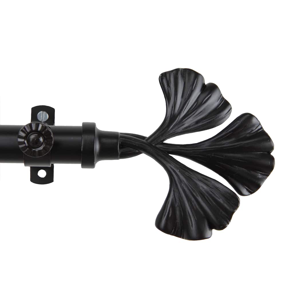 InStyleDesign Luck Adjustable Black Curtain Rod