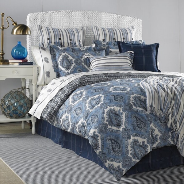Shop Tommy Hilfiger Oaks Bluff 3-piece Cotton Reversible Comforter Set ...