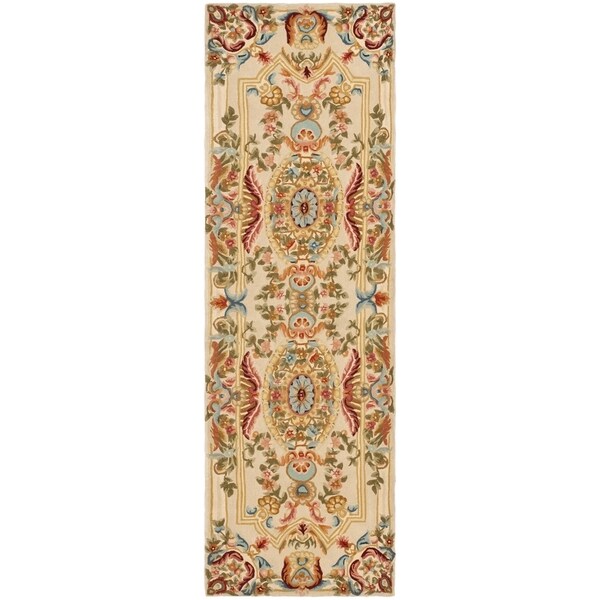 Safavieh Handmade Savonnerie Giusi Traditional Oriental Wool Rug