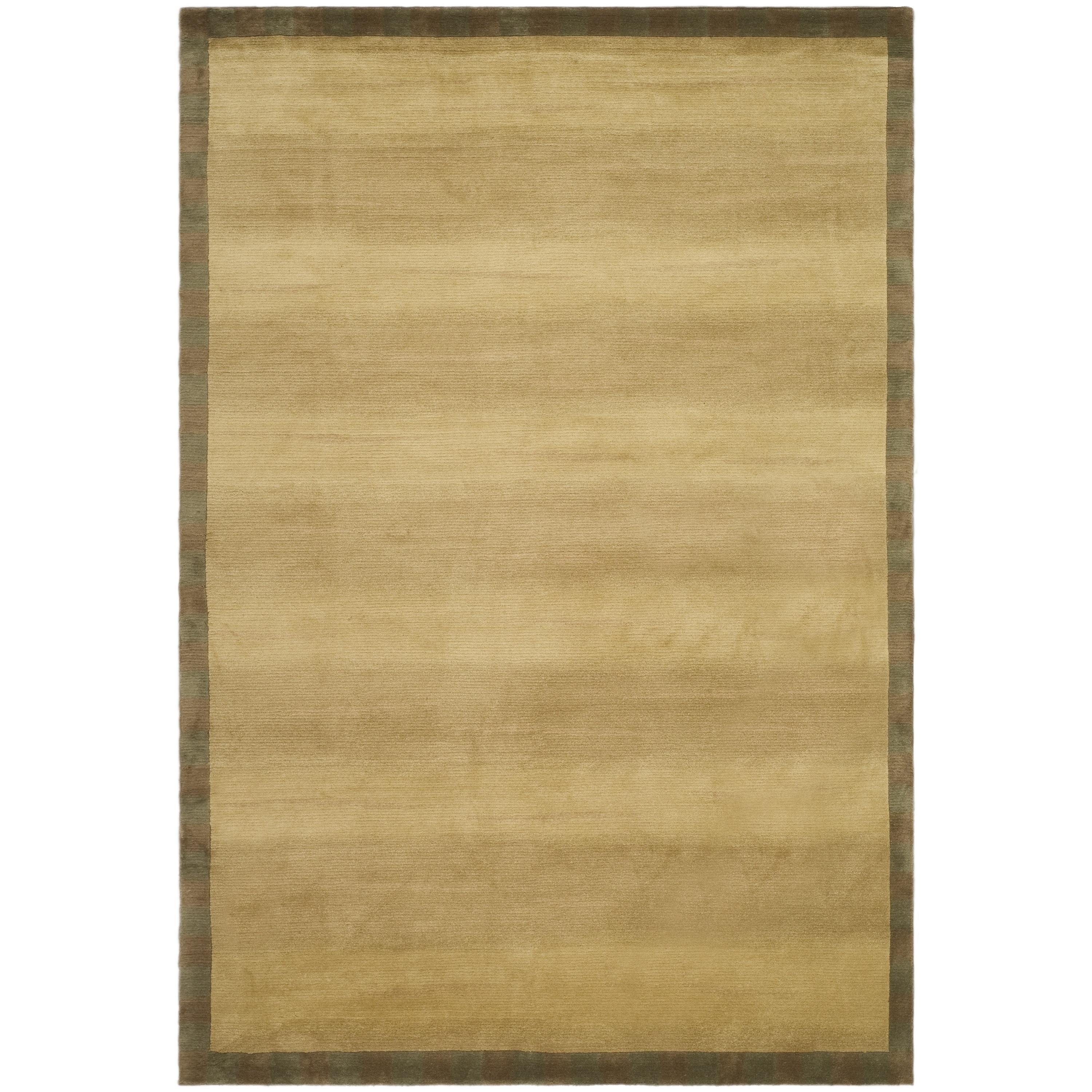 Safavieh Hand knotted Tibetan Bordered Beige Wool Rug (4 X 6)