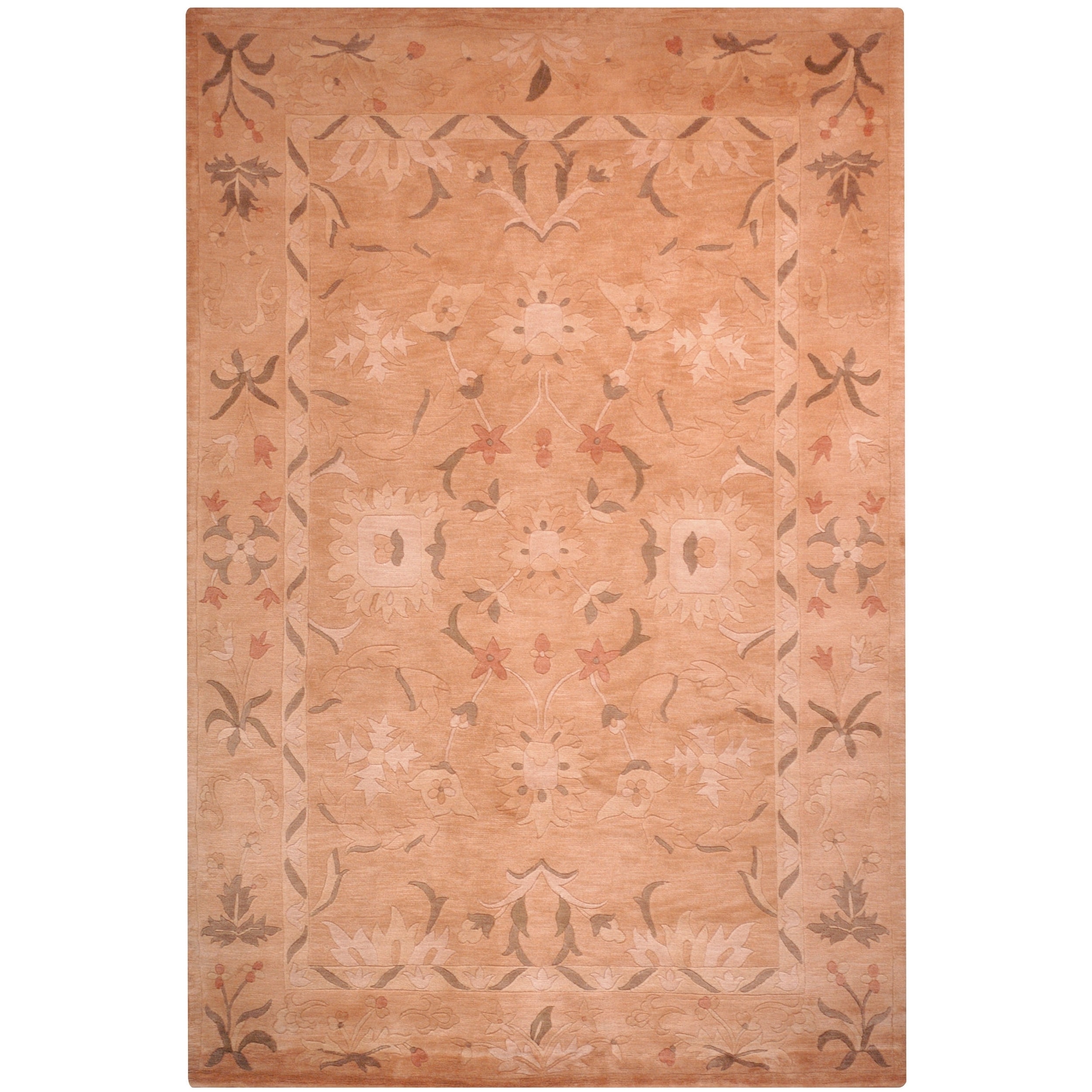 Safavieh Tibetan Multicolored Hand knotted Wool Area Rug (4 X 6)