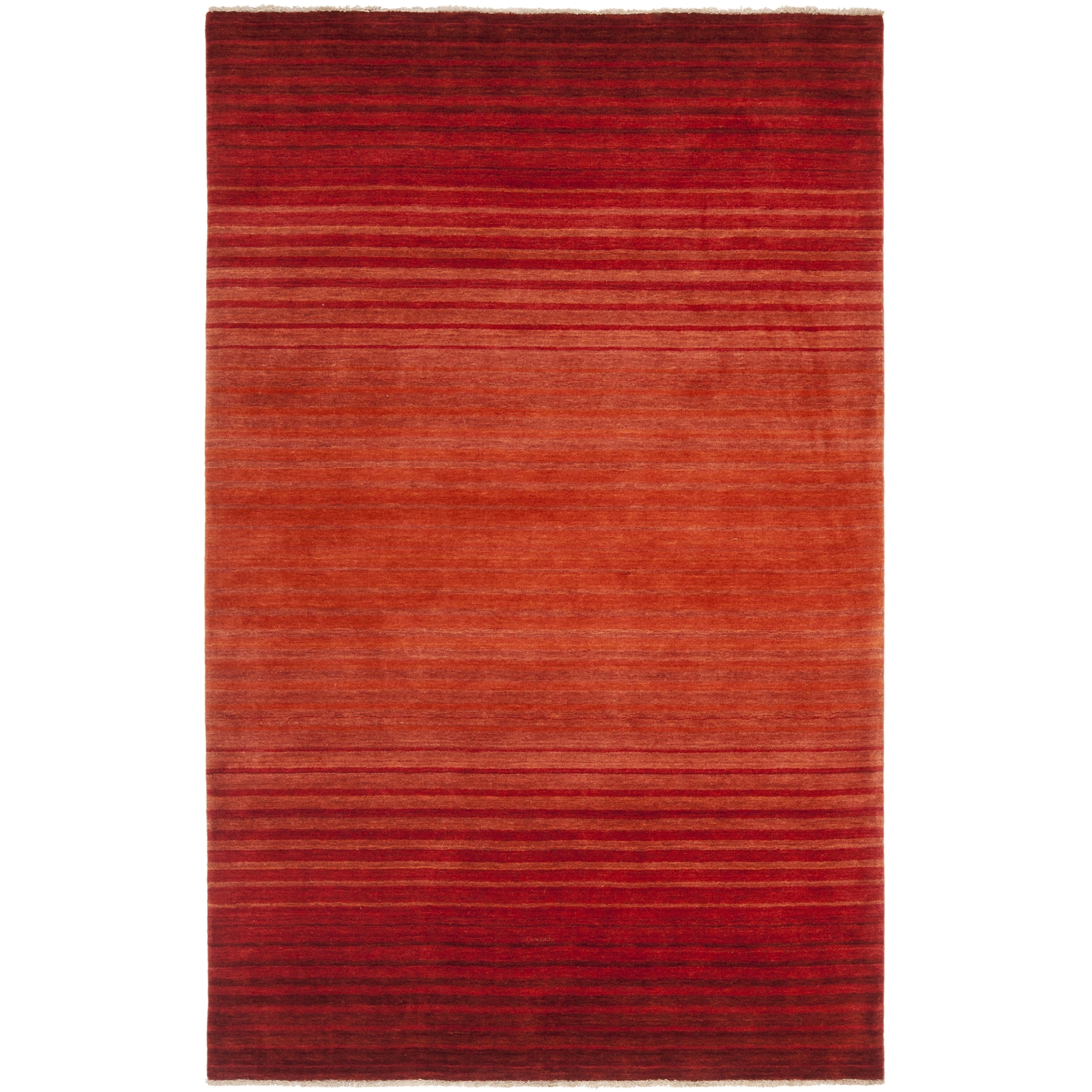 Safavieh Hand knotted Tibetan Rust Wool Geometric Rug (4 X 6)