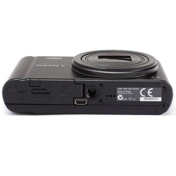 Sony Cyber Shot Dsc Wx300 Wifi 18 2mp Black Digital Camera Overstock