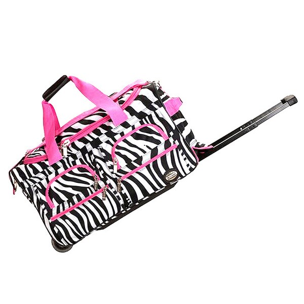 pink carry on duffel bag