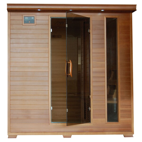 Shop 6 Person Cedar Infrared Sauna With 10 Carbon Heaters Free   6 Person Cedar Carbon Infrared Sauna F8ebc494 47a2 4374 Adfc C5c8e800b0ad 600 