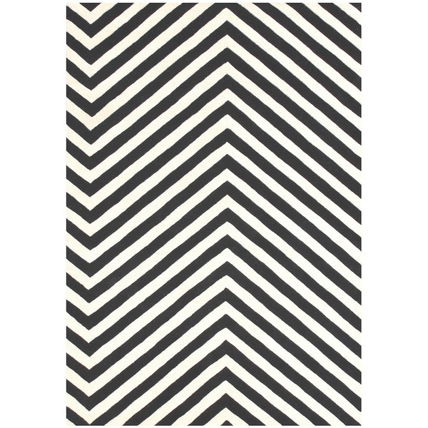 Shop Handmade Creamy White New Zealand Blended Wool Rug (5' x 8') 5' x 8' On Sale Free