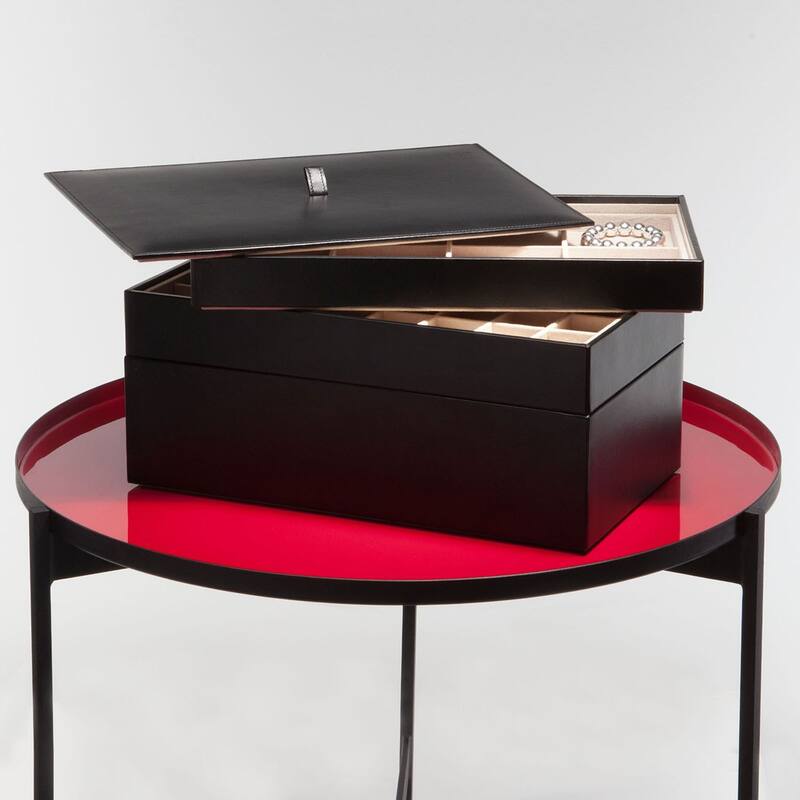 WOLF Vault Trays Black Lid