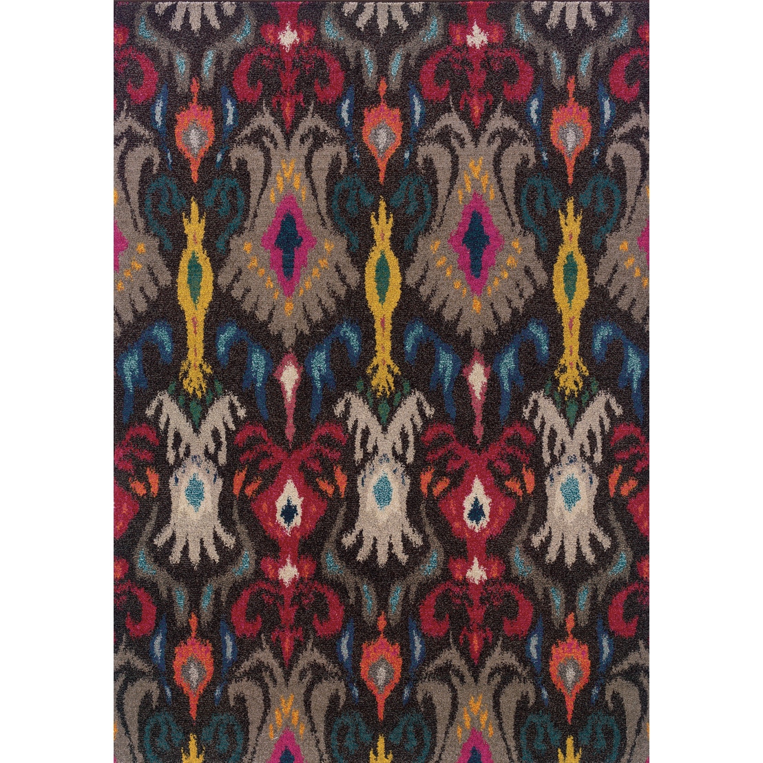 Vibrant Boheiman Grey/ Multi Abstract Area Rug (4 X 59)