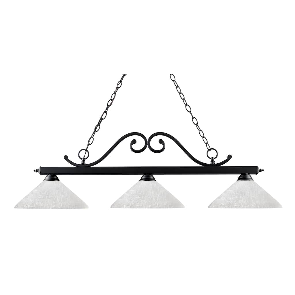Windsor 3-light Billiard Light Fixture