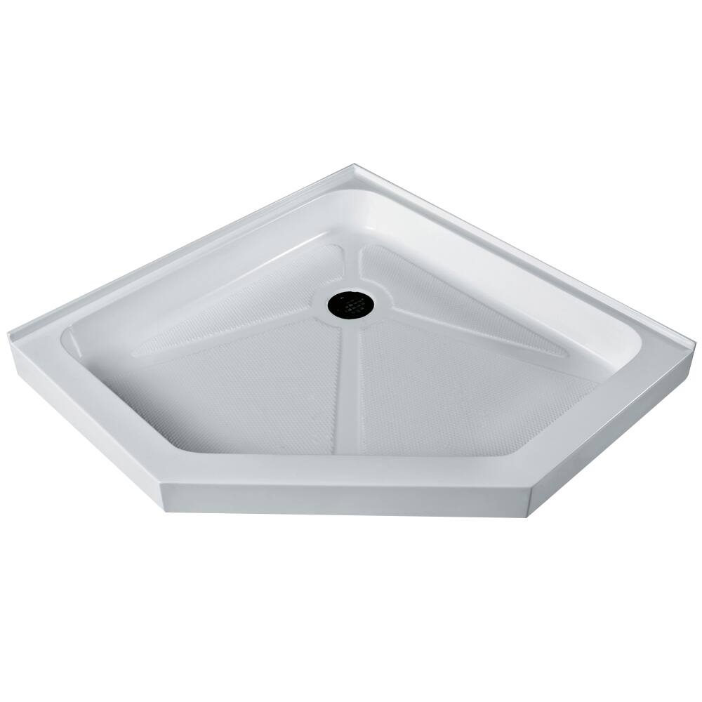 VIGO 42 x 42 Short - Low Profile Neo-Angle Shower Tray White
