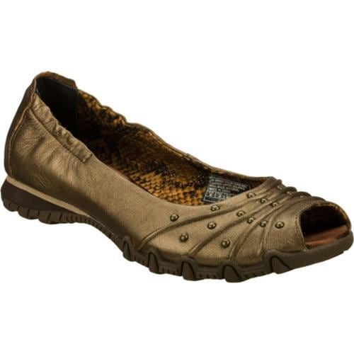 Women's Skechers Relaxed Fit Bikers Scrumptious Bronze Skechers Slip ons