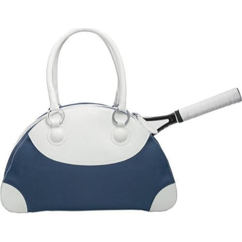 Women's Cortiglia Sonoma Navy/White Pebble Leather Cortiglia Shoulder Bags