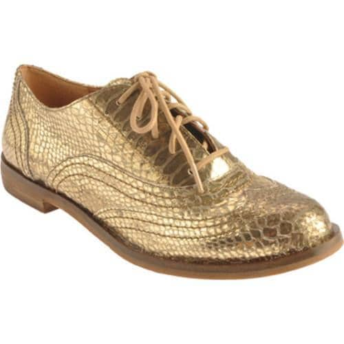 Women's Lucky Brand Kairo Proseco Metallic Cracked Leather Lucky Brand Oxfords