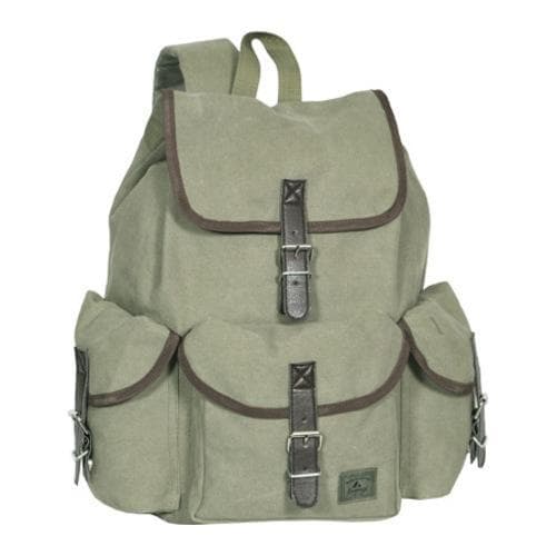 Everest Canvas Rucksack Olive