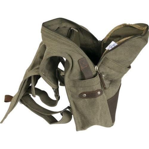 Women's Laurex Urban Street Design Backpack Olive Laurex Fabric Backpacks