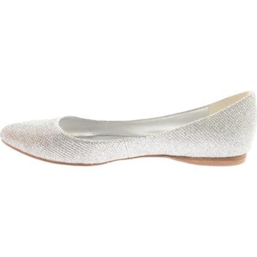 Women's Nine West Speakup 22 Silver IP Sparkle Nine West Slip ons