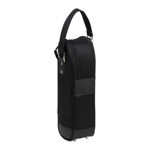 Picnic At Ascot New York Single Wine Tote Two Tone Black