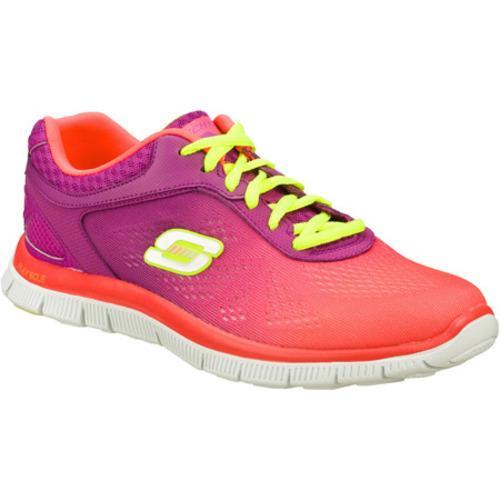 Women's Skechers Flex Appeal Style Icon Pink/Purple Skechers Sneakers