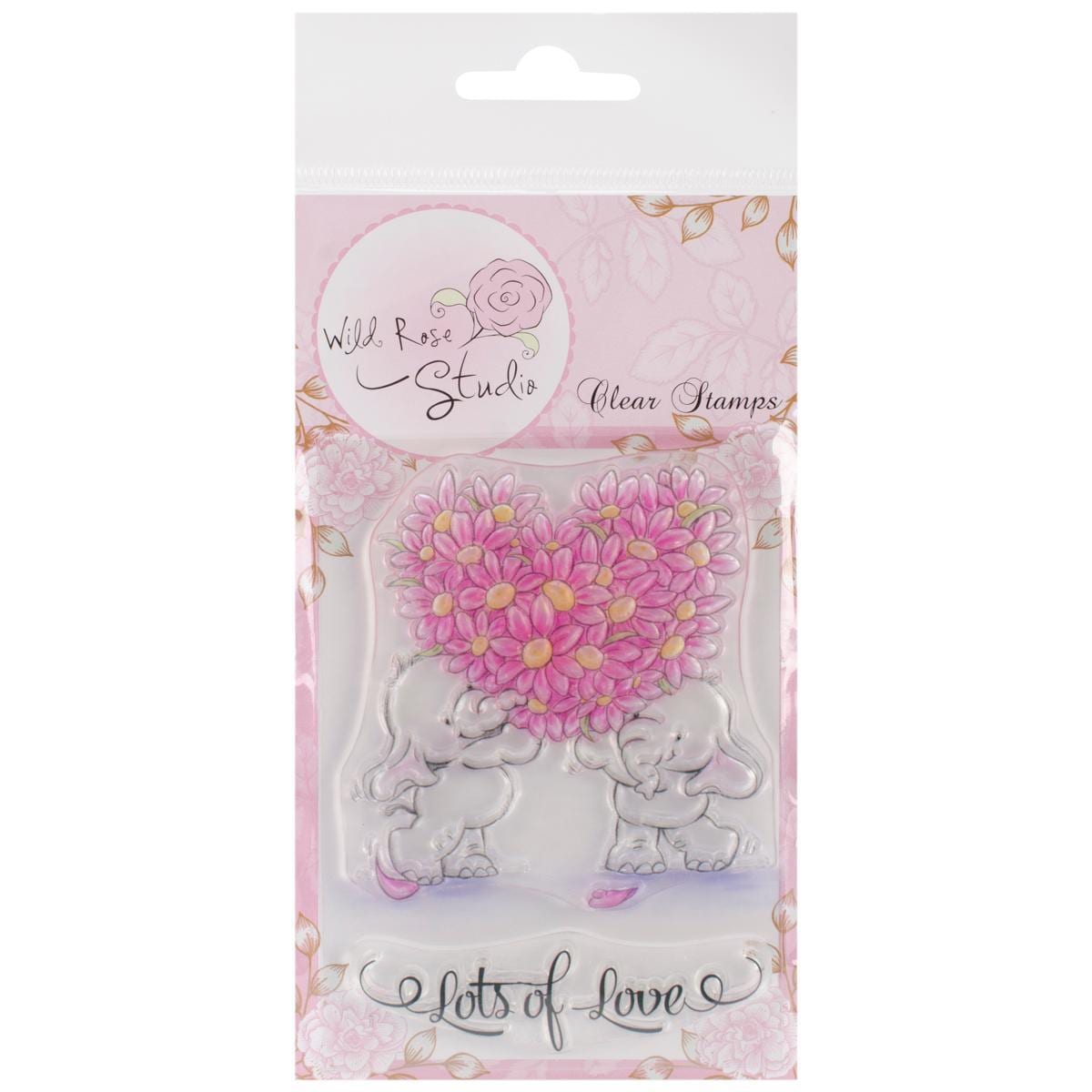 Wild Rose Studio Ltd. Clear Stamp   Flower Heart