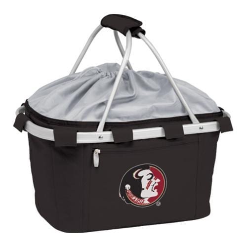 Picnic Time Metro Basket Florida State Seminoles Print Black