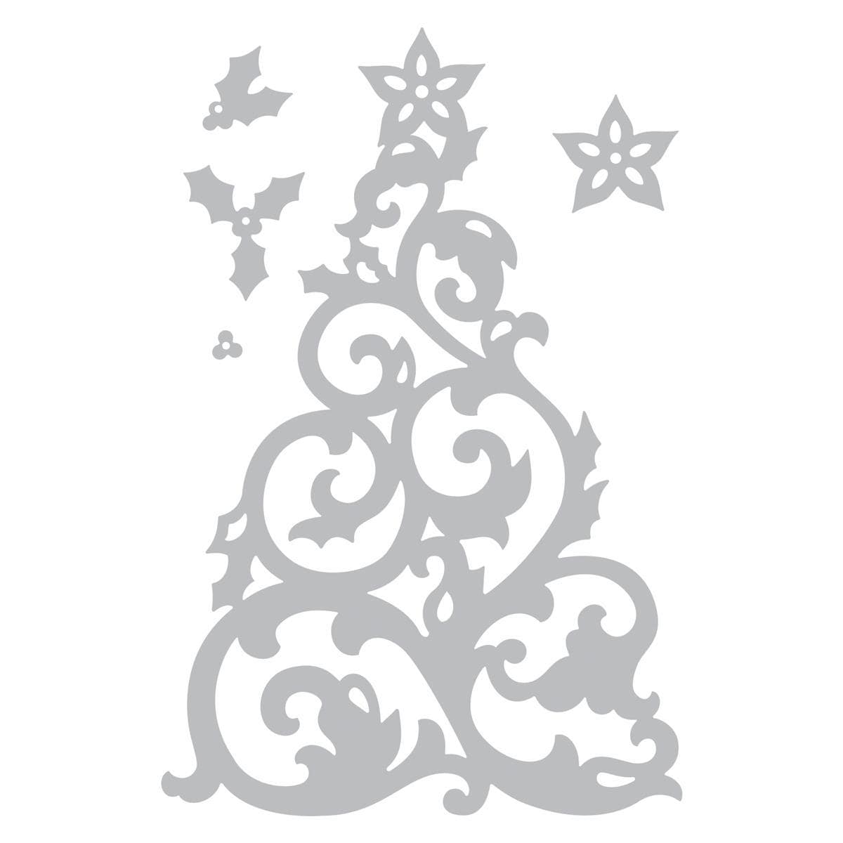 Sizzix Thinlits Dies 5/pkg  Christmas Tree