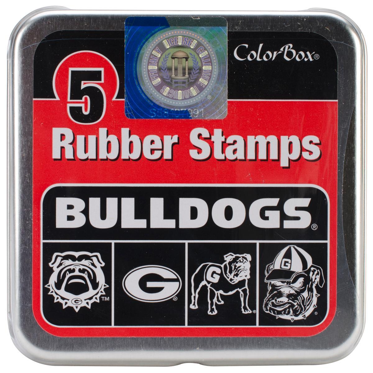 Colorbox University Licensed Stamp Set 3.5 X3.5  University Of Georgia