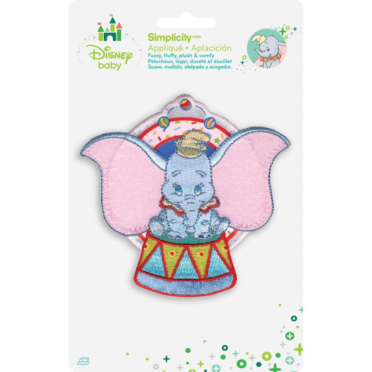 Disney Dumbo Sitting Iron on Applique