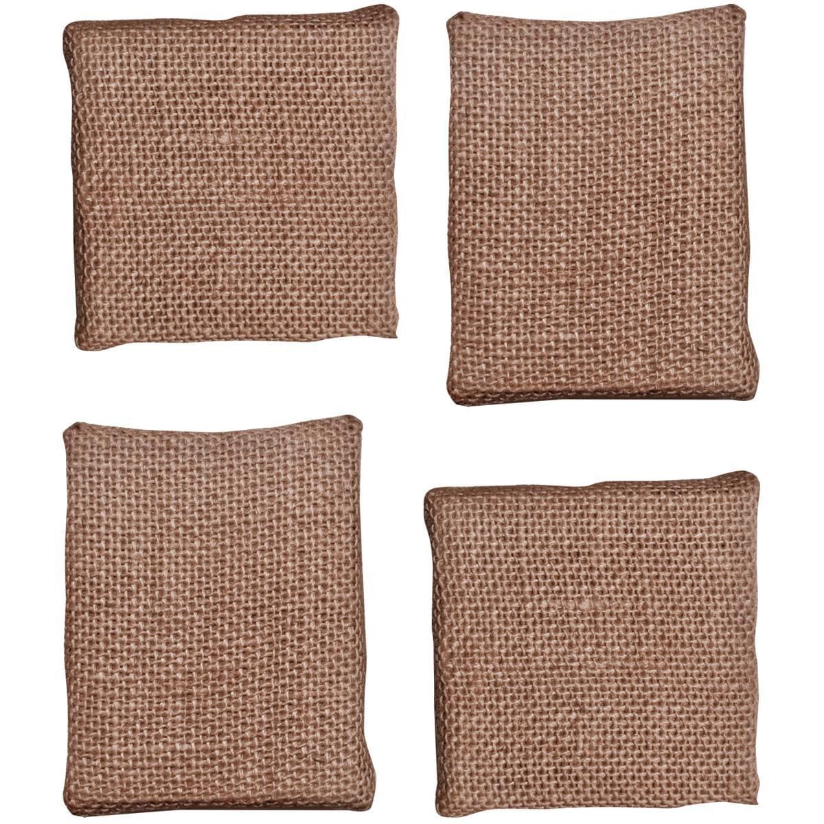 Idea ology Mini Bare Burlap Panels 4/pkg  (2) 3 X3 and (2) 2.75 X3.5