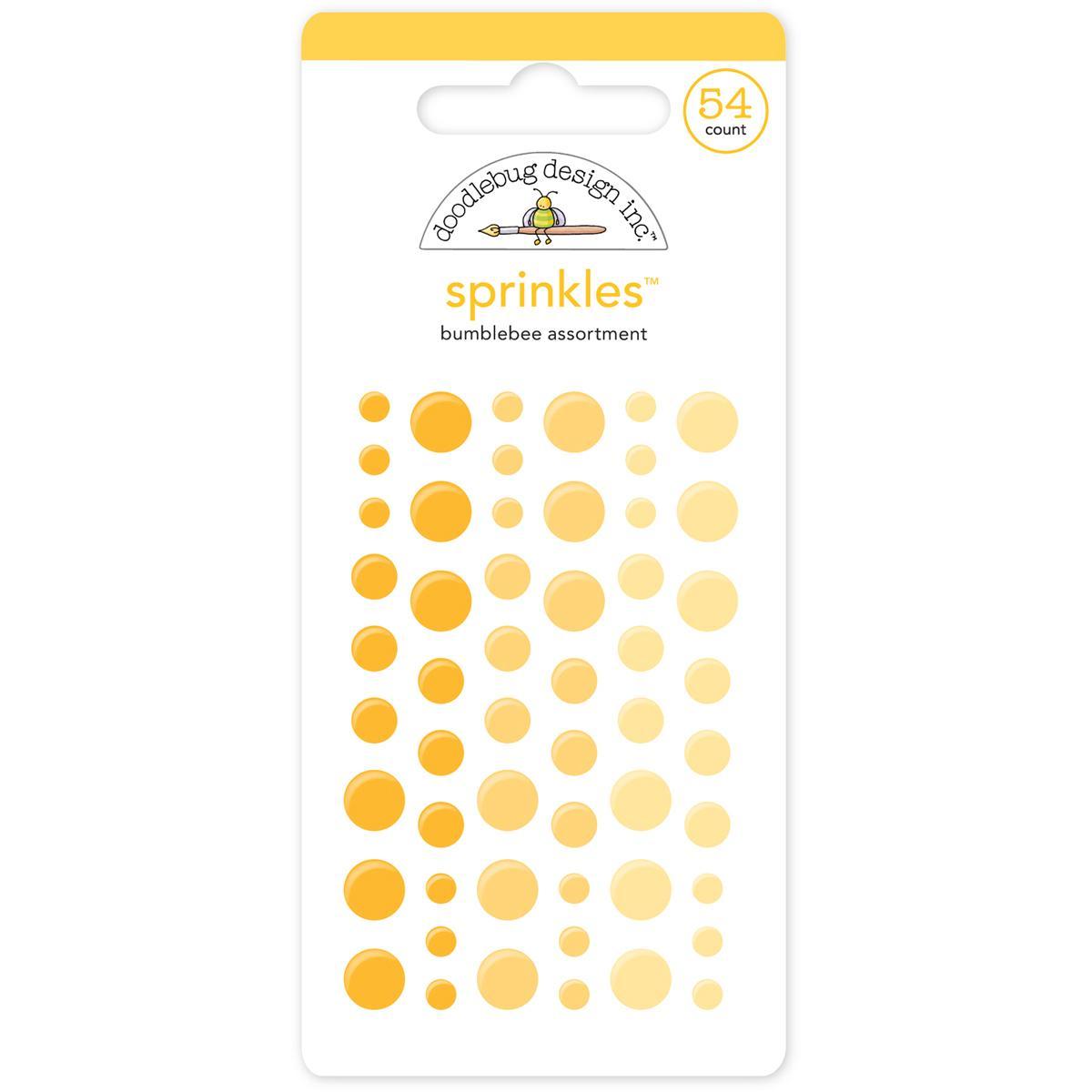 Monochromatic Sprinkles Glossy Enamel Arrow Stickers 54/pkg   Bumblebee