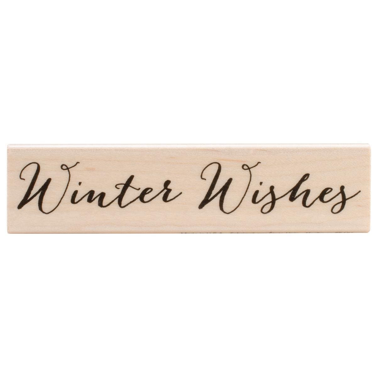 Hero Arts Mounted Rubber Stamps 1 X4  Winter Wishes