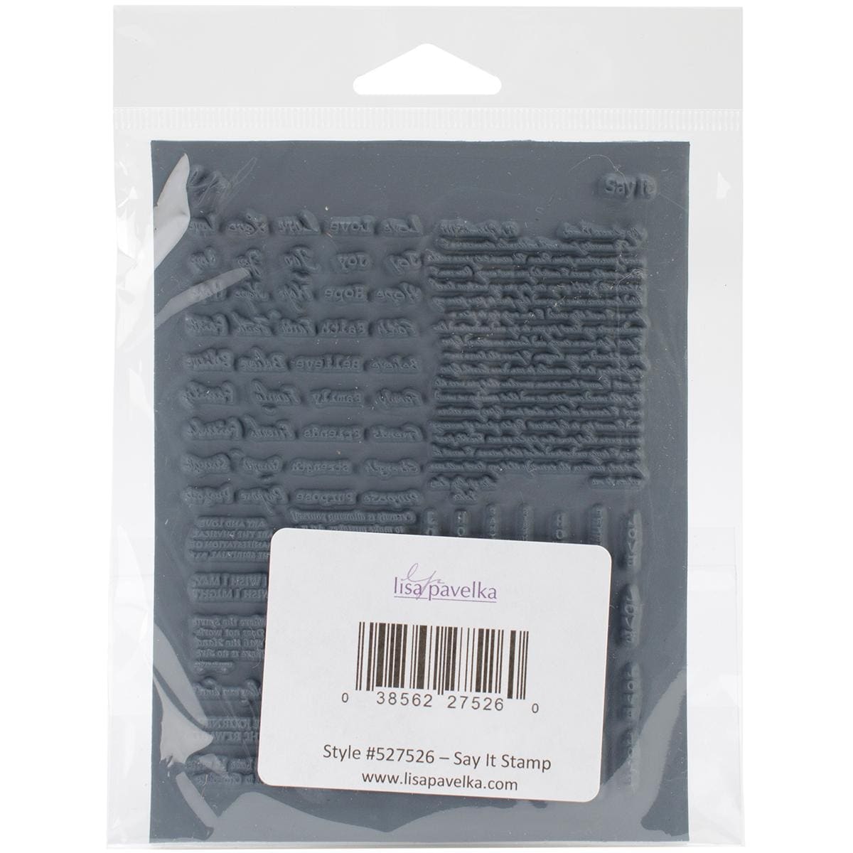 Lisa Pavelka Individual Texture Stamp 4.25 X5.5 1/Pkg   Say It Jewelry Tools