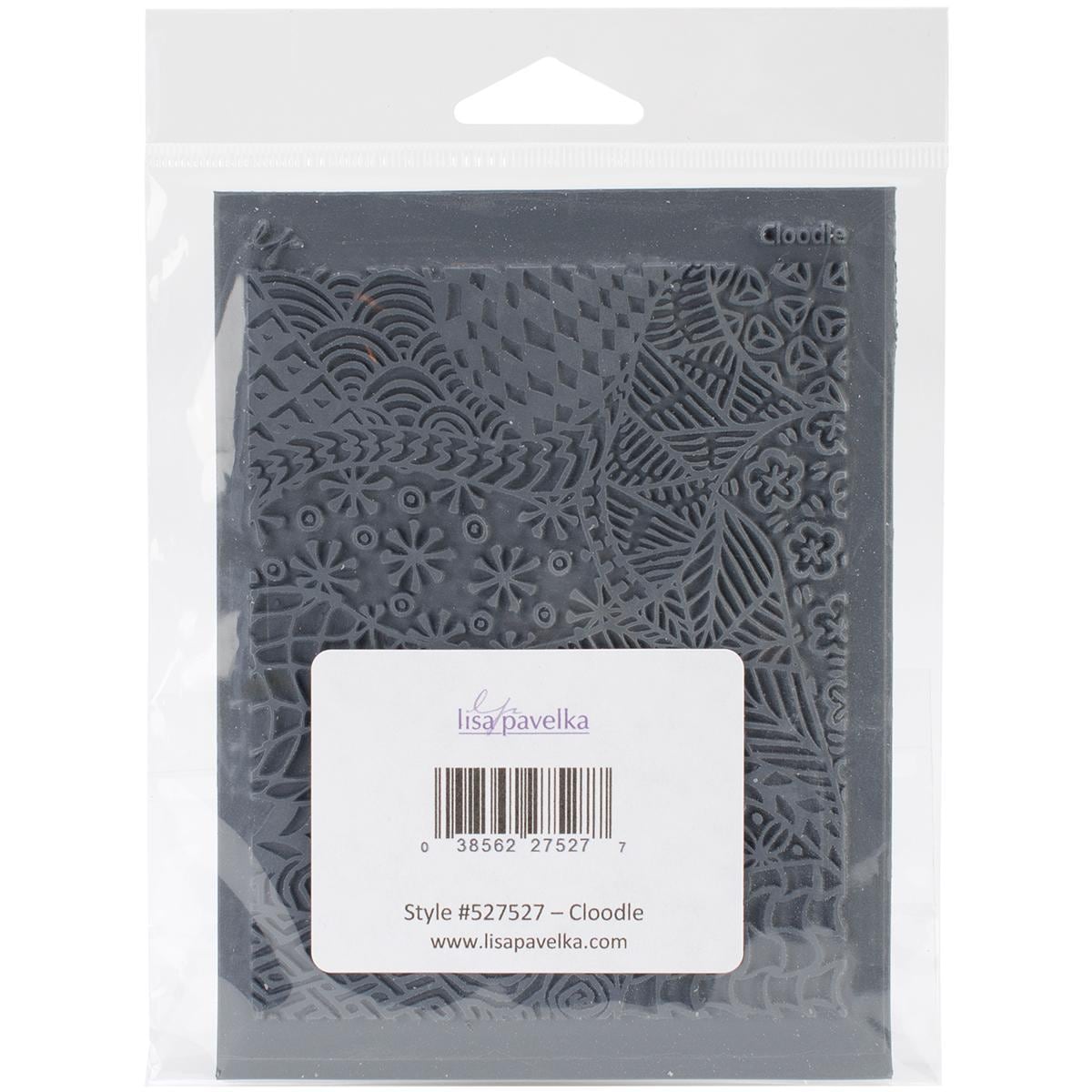 Lisa Pavelka Individual Texture Stamp 4.25 X5.5 1/pkg   Cloodle