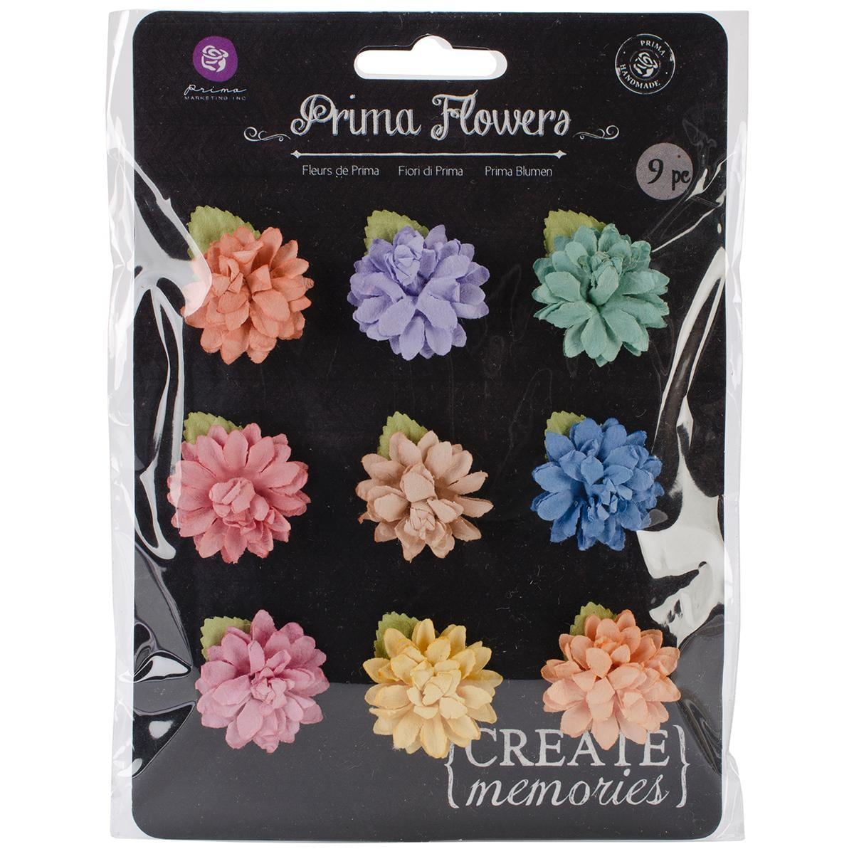 Lil Missy Mulberry Paper Flowers 1 To 1.5 9/pkg