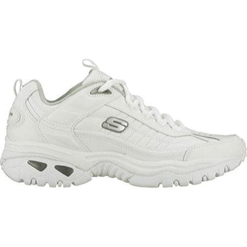 Men's Skechers Energy After Burn White Leather (W) Skechers Athletic