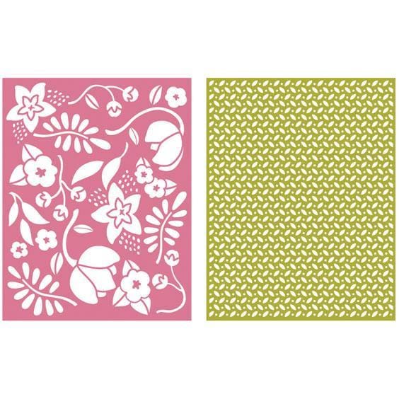 Goosebumpz A2 Embossing Folders 2/pkg  Wildflower